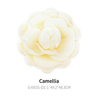 Ballons de fleurs de camélia et de rose élégants de conception originale personnalisés CYmylar pour la fête prénuptiale, le mariage, la Saint-Valentin