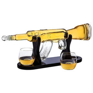 Ensemble de carafe à décanter, <span class=keywords><strong>bouteille</strong></span> en verre, cognac <span class=keywords><strong>vodka</strong></span>, whisky, vin, <span class=keywords><strong>AK47</strong></span> - Product Image 2