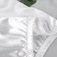 Kustom Moq rendah pakaian lengan panjang wanita nyaman Satin sutra pakaian tidur piyama Pjs Set piyama dengan bulu burung unta