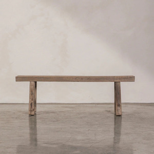 Contemporary Durable Indoor Solid Wood <b>Bench</b> Seating Furniture Home Dining Room Bedroom Entryway Hallway Rustic Hotel KAMAL - Product Image 1