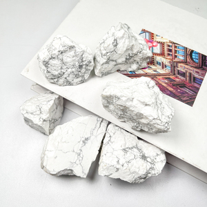 All'ingrosso <span class=keywords><strong>cristalli</strong></span> naturali <span class=keywords><strong>pietre</strong></span> curative <span class=keywords><strong>e</strong></span> <span class=keywords><strong>cristalli</strong></span> Howlite pietra grezza per cristallo artigianale regalo <span class=keywords><strong>e</strong></span> decorazione - Product Image 4