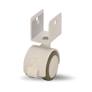 Tpr <span class=keywords><strong>35mm</strong></span> Möbel Rollen Räder Mini U Halterung Lenkrad 360 drehbar Räder/Rollen ersetzen - Product Image 3