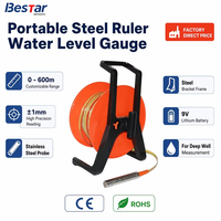 Règle en acier inoxydable de 500 m pour mesure du niveau d'eau, instrument de mesure de la profondeur des puits pour l'exploration des eaux souterraines