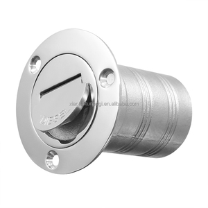 Matériel marin 90 degrés en acier inoxydable 316 gaz de bateau 38mm remplissage/remplissage/remplisseurs de pont de carburant pour camions Rv avec capuchon sans clé matériel marin - Product Image 6