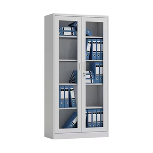 Armoire <span class=keywords><strong>de</strong></span> classement métallique moderne à 2 portes battantes pour écoles et hôpitaux, en acier, pour <span class=keywords><strong>bureau</strong></span> - Product Image 4