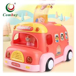 Juguete de Autobús Electrónico para Niños, Alcancías Educativas con Luz y Música - Product Image 1