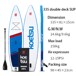 Vente en gros de planches de surf gonflables portables à double couche, idéales pour la course et les activités nautiques, à bas <span class=keywords><strong>prix</strong></span>. - Product Image 2