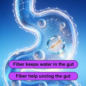 Hot Sale 5-In-1 Probiotics Veggie Capsules Prebiotics Fiber Colon Cleanse Blend High-Fiber Dietary <b>Supplement</b> - Product Image 5