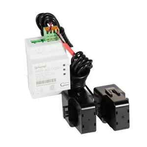 Acrel Single Phase 3 Wires Din-rail Type Energy Meter with 100A 240V Input and 2 External Split-core CT & UL Certification