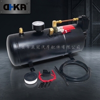Kit de compresseur d'air miniature en fer 3L 150 PSI avec avertisseur sonore 12V universel pour voitures, camions, bus, trains AS174A+AS097AB