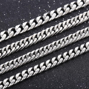 Hip-hop Rose Gold Cuban Link Chain Vintage Stackable Beaded <b>Bracelets</b> Metal Chain Layered <b>Bracelets</b> Cuban <b>Stack</b> Men <b>Bracelets</b> - Product Image 6
