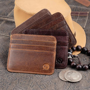 Portefeuille en cuir de vachette de première qualité, porte-cartes, porte-<span class=keywords><strong>carte</strong></span> de bus, porte-permis de conduire, sac à main, prix d'usine - Product Image 3