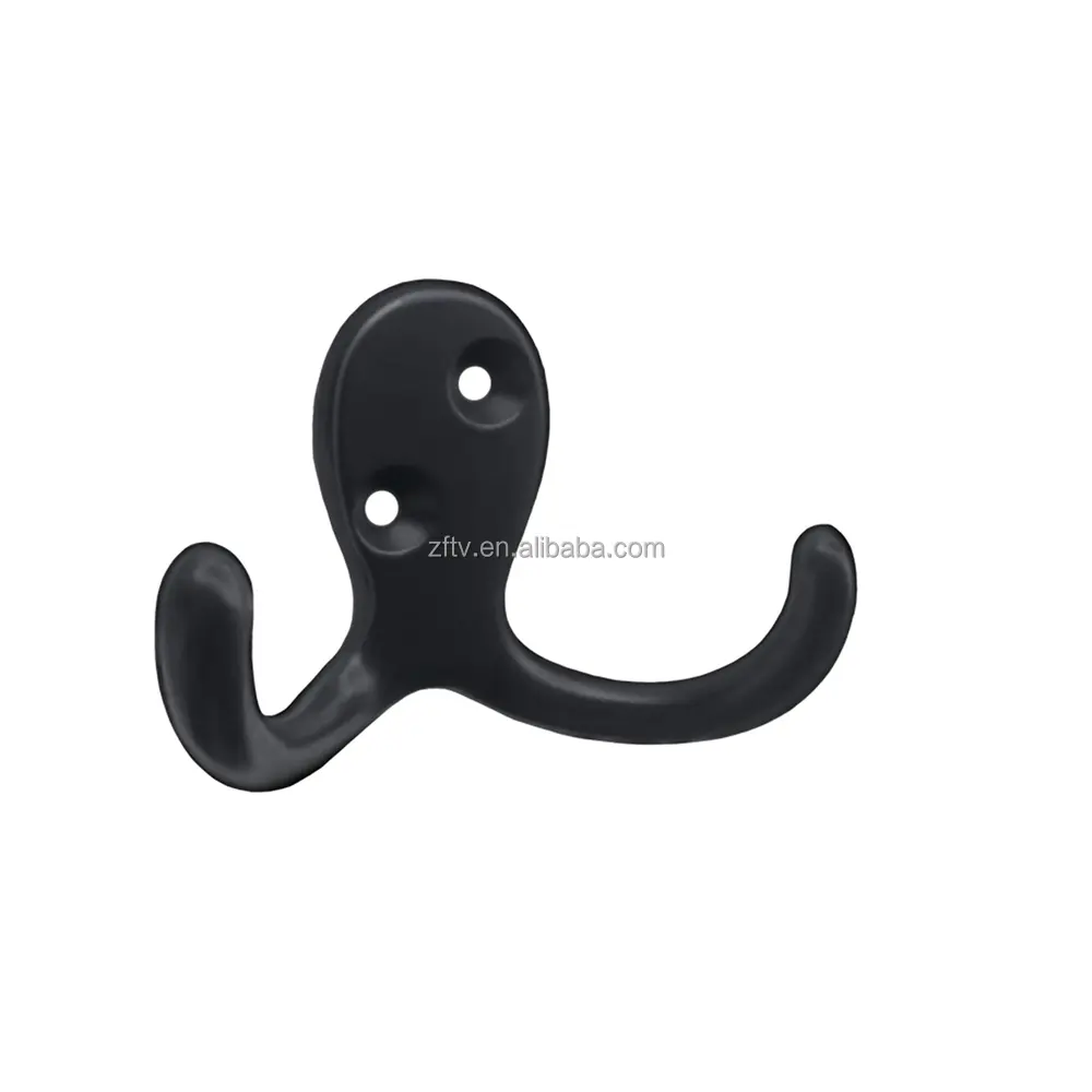 Furniture Hardware Coat Hanger Bathroom Clothes Display Towel Coat Hooks Metal Wall Shower Hook for Hanging