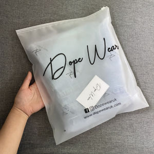 พีวีซีฝ้า Pp ถุงซิป Ziplock ถุงจัดส่งสินค้าสำหรับเสื้อผ้า