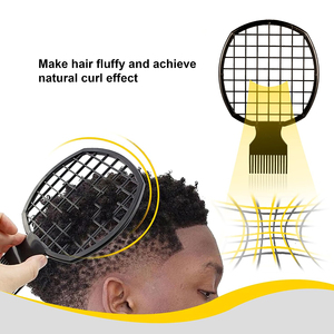 Set di 4 Pettini <span class=keywords><strong>Afro</strong></span> in Metallo con <span class=keywords><strong>Spugna</strong></span> per <span class=keywords><strong>Capelli</strong></span>, Spazzola per Uomini di Colore, Arricciacapelli - Product Image 6