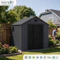 Abri de jardin Kenda APEX 8x8, robuste et résistant aux intempéries, pour le rangement du matériel de jardin, de la cour et du patio.