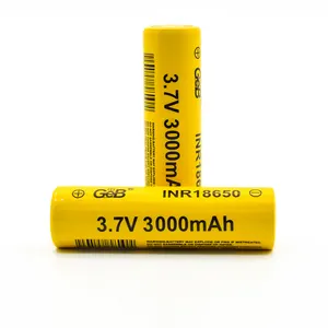 GEB livraison gratuite 18650 batterie 3000mAh 3.7v li ion batteries 18650 rechargeable lithium ion ebike batterie pour scooter
