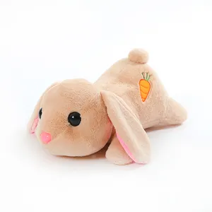 60cmWholesale children's gifts high-quality plush toys cute and fashionable lying rabbits