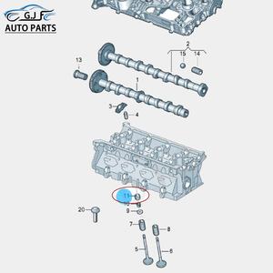 奥迪A4 A5 A6 A7 Q5大众高尔夫途观帕萨特CC Scirocco捷达06J 109 675 16pcs 036109675A发动机气门油封6毫米改进 - Product Image 6