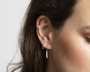 Minimalist Wedding Party Jewelry 925 <strong>Silver</strong> No Piercing Leaf Olive Branch Earrings <strong>Ear</strong> Clips Leaves <strong>Ear</strong> <strong>Cuff</strong> Conch Earrings - Product Image 4
