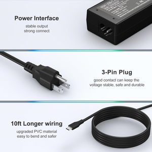 ที่ชาร์จ USB สำหรับแล็ปท็อป<span class=keywords><strong>65W</strong></span> ใหม่ x360 HP EliteBook 1030 630 745 835 840 845 860 ProBook 440 450 455ชนิด C <span class=keywords><strong>20V</strong></span> <span class=keywords><strong>3.25</strong></span>อะแดปเตอร์ AC - Product Image 4