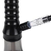 Hot Luxury Premium AMZ pot de narguilé de haute qualité chicha en verre à Tube unique ensemble complet de narguilé avec tuyau