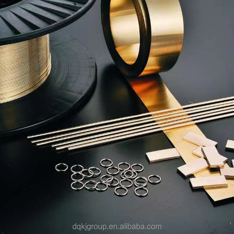 China supplier high quality silver copper zinc indium brazing alloys for copper and stainless steel brazing