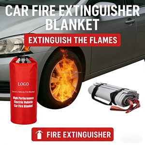 Coperta Antincendio per Auto Elettriche |   Coperta Antincendio per Veicoli per Spegnere Incendi di Batterie di Auto Elettriche - Product Image 1