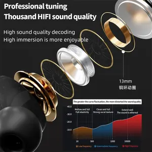 Customized Noise Cancelling ANC Wireless Earphone TWS Earbuds With Touch Screen Display