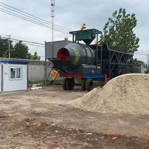 สถานีผสมปูนซีเมนต์เคลื่อนที่แบบพกพา โรงงานผสมคอนกรีตสำหรับงานก่อสร้างอาคาร - Product Image 3