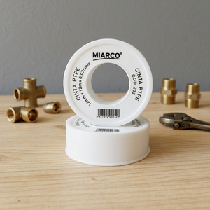 Nastro Isolante in PTFE Bianco con Bobina Rossa 25m X 50mm (Miarco 231 EAN 8427492002312) - Product Image 2