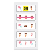 Tarjetas con Pestaña Desprendible Personalizadas con Temática de Dulces, Cinco Ventanas, Precio de Fábrica, en Venta