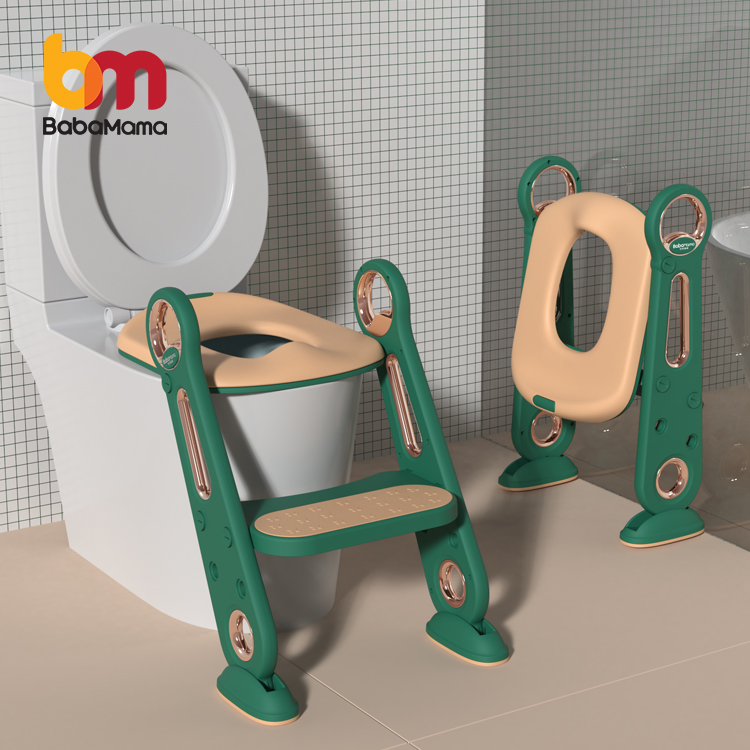 Двойная педаль, устойчивое, усовершенствованное, для тренировок, складное детское Горшечное сиденье с лестницей