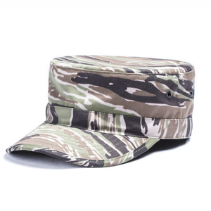 Tactical Camouflage <b>Hat</b> for <b>Men</b> and Women Casual Flat Top American Training <b>Hat</b> Outdoor Fan Made of Cotton Polyester Material - Product Image 4