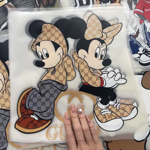 สติกเกอร์ไวนิลคุณภาพสูงสำหรับรีดร้อน ลาย DTF พร้อมใช้สำหรับพิมพ์ลายลงบนเสื้อผ้า - Product Image 1