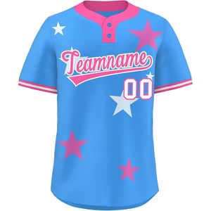Camiseta de béisbol personalizada, unisex, para adultos, sublimada, que absorbe la humedad, con nombre del equipo, diseño de estrella 00 - Product Image 1