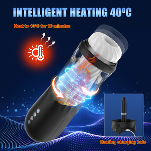 Otomatik erkek Masturbator büküm sokmak titreşim yetişkin seks oyuncak eller serbest ısıtma titreşimli Stroker Chiyuan L-1730 - Product Image 4