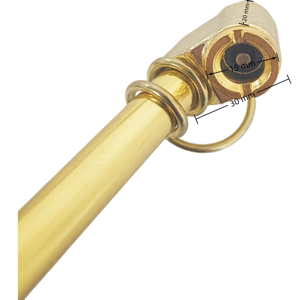 Manómetro de Presión de Neumáticos de Doble Cabezal de Alta Resistencia, Manómetro Largo para Neumáticos - Product Image 5