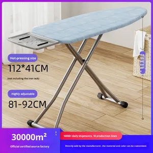 Tabla de Planchar de Metal de Alta Gama con Soporte para Plancha, Plegable, con Base para Plancha Eléctrica, para Planchar Ropa - Product Image 3