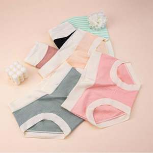 3 Pack Basic Style Organic Cotton Low-Waist Soft Comfort Wicking Solid Pink Women Sexy Thongs - Product Image 3