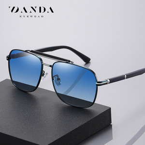 แว่นกันแดดทรงสี่เหลี่ยม DANDA รุ่น 6320 สำหรับผู้ชาย ป้องกันแสงสะท้อน โพลาไรซ์ UV400 กรอบโลหะ เหมาะสำหรับขับรถ - Product Image 2