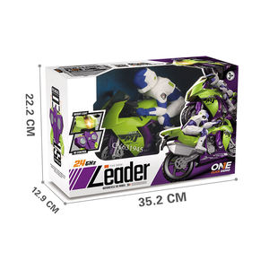 Nouveaux jouets de moto cascadeurs rotatifs télécommandés 2.4G à venir avec lumière <span class=keywords><strong>et</strong></span> son pour les enfants - Product Image 6
