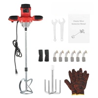 Mélangeur électrique de qualité industrielle DP-8162, six vitesses réglables, machine à mélanger la peinture, outils de mélange de colle et de béton, moteur en cuivre 1200W