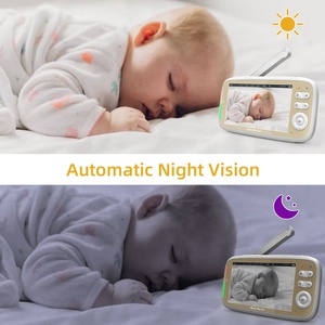 Monitor Inteligente para Bebés con Cámara y Audio, Visión Nocturna de 360° °   Cámara de Vigilancia PTZ Inalámbrica para Monitoreo de Bebés - Product Image 5