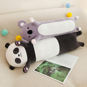 Peluches géantes longues panda et koala Figural Jouets en coton PP Comforter for Girls Birthday Gift Sleeping Cushion for Children - Product Image 4
