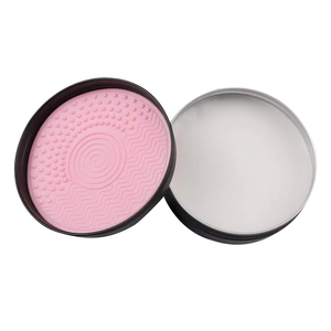 Jabón Limpiador de Brochas de Maquillaje Vegano Sólido al por Mayor con Almohadilla de Silicona, Herramienta de Lavado de Brochas Cosméticas, Esponja de Belleza, Tapete de Limpieza - Product Image 5