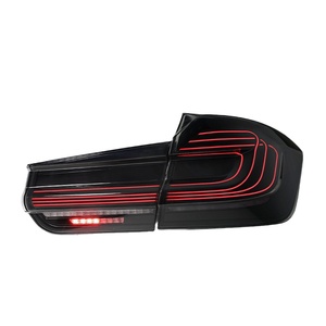 Para <span class=keywords><strong>BMW</strong></span> <span class=keywords><strong>Serie</strong></span> <span class=keywords><strong>3</strong></span> F30 13-18 Montaje de luz trasera Modificación a estilo <span class=keywords><strong>CSL</strong></span> Luces de conducción LED rojas con señales de giro que fluyen Nuevo - Product Image 2