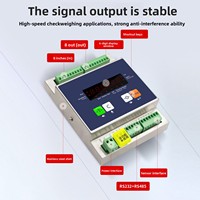 Ouluda TDA-10 Instrumento de Pesaje, Inspección y Clasificación de Alta, Media y Baja Velocidad con Pantalla y Interruptor de Rechazo de Precisión Superior