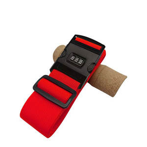 <span class=keywords><strong>Sangle</strong></span> de bagage <span class=keywords><strong>antivol</strong></span> réglable avec serrure à code, en matériau PP, sûre et écologique, pour <span class=keywords><strong>valise</strong></span> - Product Image 3