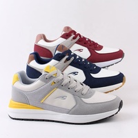 Olicom Logo personnalisé chaussures décontractées en cuir véritable hommes rétro respirant coussiné baskets chaussures de marche hommes chaussures décontractées